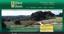 Desktop Screenshot of hillierwilson.co.uk