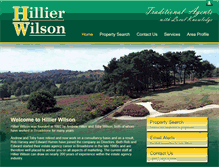 Tablet Screenshot of hillierwilson.co.uk